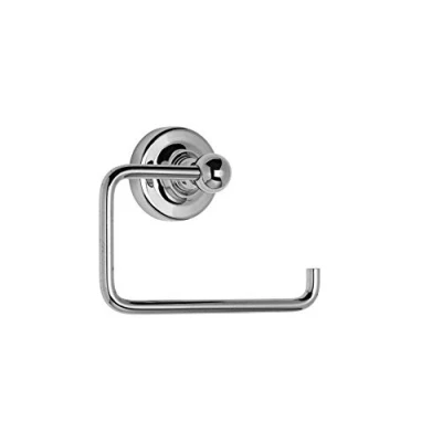 Image of Croydex Worcester Flexi Fix Easy Fit Toilet Roll Holder, Chrome Finish, Paper No Drilling, Use Existing Drill Holes, Screw or Glue Fix, All Fixings Included, Matching Accessories