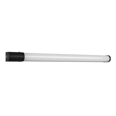 Image of Trio Leuchten Piera 284077932 LED Bathroom Wall Light Plastic Matte Black Includes 16 Watt LEDs Switch Socket