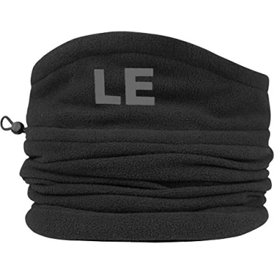 Image of TeddyTs Men&#039;s Personalised Heat Machine Black Thermal Fleece Sports Snood with Adjustable Toggle (Charcoal Embroidery)