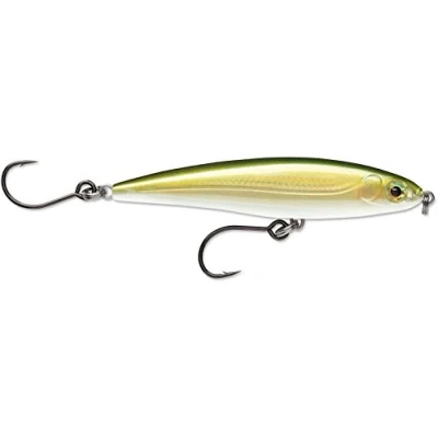 Image of Rapala X Rap Twitchin&#039; Minnow Lure with Two No. 2/0 Hooks, 0.3 0.6 m Swimming Depth, 10 cm Size, Gold Olive