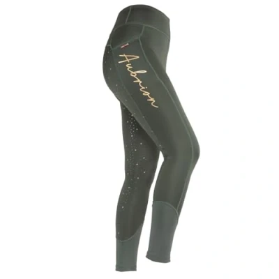 Image of Aubrion Womens Shield Riding Tights Khaki M