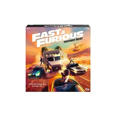 Image of The Fast And Furious: Highway Heist Mission Based Co operative Strategy Board Game With Different Scenarios For A Three Games In One Experience (Ideal Ages 12+) Funko 54802 Signature