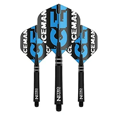 Image of RED DRAGON Gerwyn Price Iceman Flight &amp; Stem Combo Pack 2 (3 sets per pack)