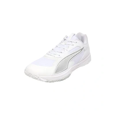 Image of Puma Accelerate PRO 4 Handball shoes white/silvercoloured, Men&#039;s, Size: 11.5, White/silver/coloured