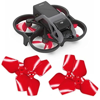 Image of Master Airscrew 3 blade Upgrade Propellers for DJI Avata Red, 4 pcs