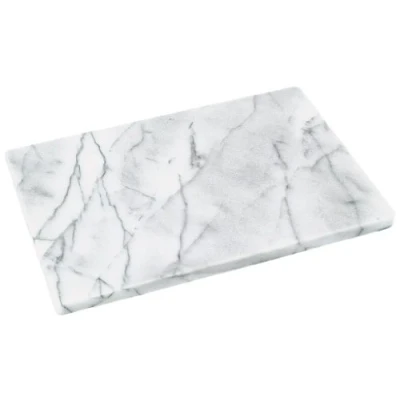 Image of Judge White Marble Oblong Platter 30 x 20cm