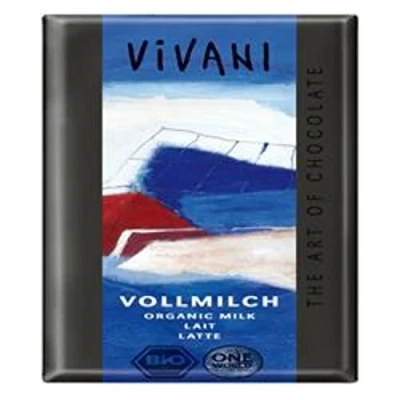 Image of Vivani Milk Chocolate 100g X 6 (Pack of 6)
