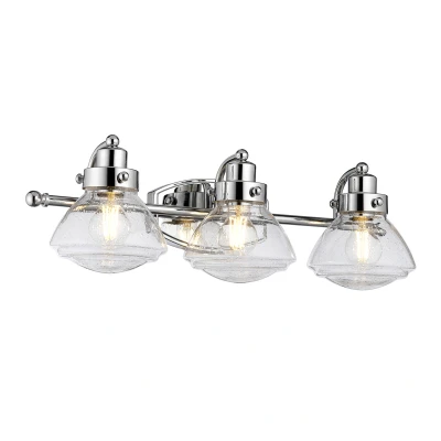 Image of Quoizel Scholar 3 Light Wall Polished Chrome IP44