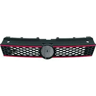 Image of 6R0853651R Radiator Grill DIEDERICHS HD Tuning 2206840 red, black VOLKSWAGEN: Polo V Hatchback