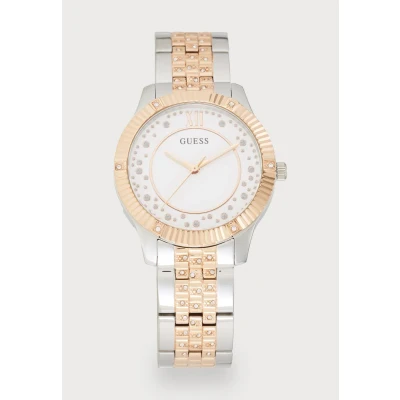 Image of Guess Starstruck Watch silvercoloured, Women&#039;s, Size: One Size, Silver coloured