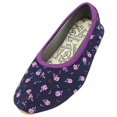 Image of Beck Girl&#039;s Girls Gymnastics Shoes, Blue, 1 UK