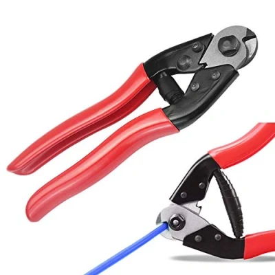Image of LYTIVAGEN Cable Cutters Wire Rope and with Soft Grip Handles 190mm Steel for Bicycle Brake Shifter Repair Tool, Cuts Up 7mm