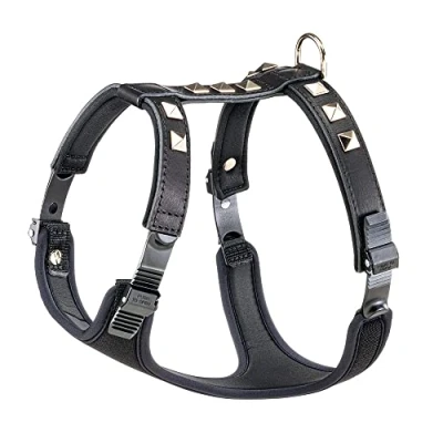 Image of Ferplast Giotto Luxor Dog Harness, M, 40 50 cm/ 60 70 cm, Black