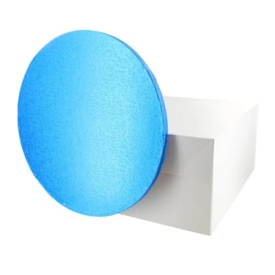 Image of Culpitt Dark Blue Board &amp; Box Set 12&quot; White Cake Drum, And Board, Transport Combo