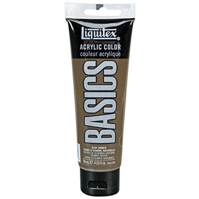 Image of Liquitex Basics Acrylic Paint 4oz Raw Umber