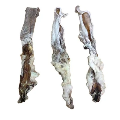 Image of Pawstrading Furry Rabbit Hairy Ears Natural Dog Chew (40 Ears)