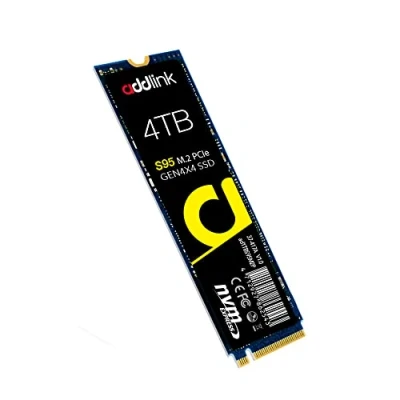 Image of addlink S95 4TB SSD, Game Drive PCIe Gen4 for PS5 PC Storage Upgrade, Up to 7200 MB/s, M.2 2280 NVMe Internal Solid State TLC 3D NAND Compatible with Gaming (aUK4TBS95M2P)