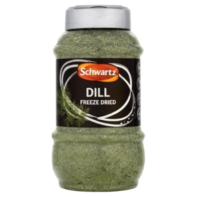 Image of Schwartz Freeze Dried Dill, Seasoning for Fish and Seafood Dishes, Convenient Herbs Meat, Vegetables, Perfect Adding to Marinades Cooking Sauces, 50g