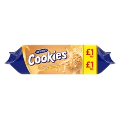 Image of McVitie&#039;s Cookies White Chocolate Chip 150g x Case of 12