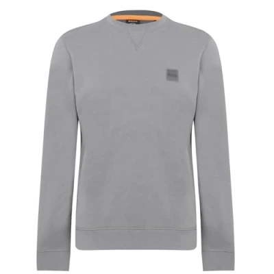 Image of BOSS Mens Crew Sweatshirt Charcoal 3XL