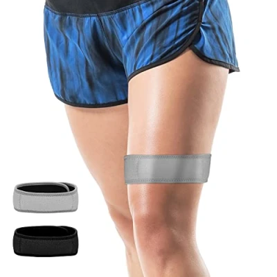 Image of supregear IT Band Strap, Adjustable Compression Wrap for Iliotibial, Knee, Thigh, Hip &amp; ITB Syndrome Support Women Men Patellar Tendonitis Osgood Schlatters Stabilizer Brace