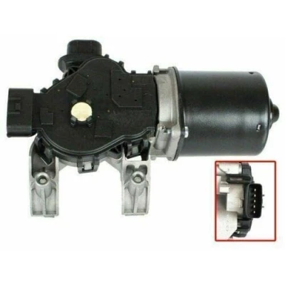 Image of D2P Wiper Windscreen Motor Replacement For Front Compatible With 2006 2017 Dacia Duster, Renault Clio Replaces 288A53268R
