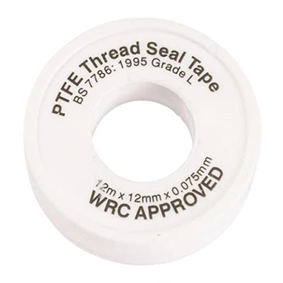 Image of All Trade Direct 1 X Ptfe White Thread Seal Tape 12Mx12Mm Teflon Plumber Plumbing Joint Water Oil