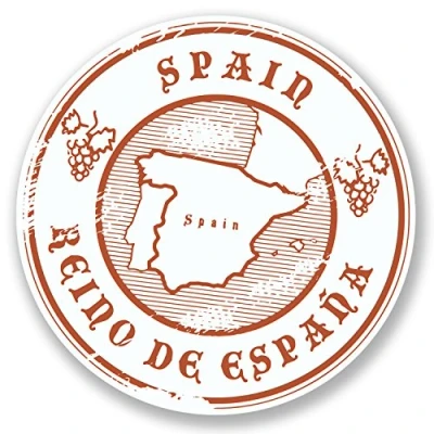 Image of 2 x 10cm Spain Espana Vinyl Sticker Laptop Car Spanish Travel Luggage Tag #6578 (10cm 10cm)