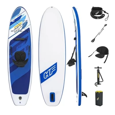 Image of Hydro Force SUP, Inflatable Stand Up Paddle Board, Complete Set with Kayak Conversion Kit, Multiple Styles, Sizes 11.2FT, 10FT, 9FT