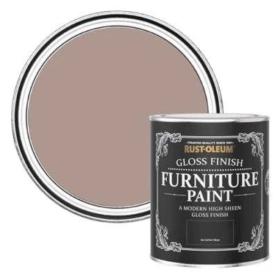 Image of Rust Oleum Pink Furniture Paint in Gloss Finish Haversham 750ml