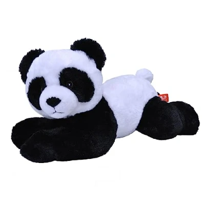 Image of Wild Republic EcoKins Panda Stuffed Animal 12 inch, Eco Friendly Gifts for Kids, Plush Toy, Handcrafted Using 16 Recycled Plastic Water Bottles