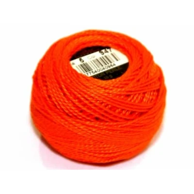 Image of DMC Cotton Perle Thread Size 5 947 per 10 Gram Ball