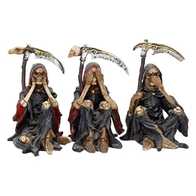Image of Nemesis Now Something Wicked (Set of Three) Figurine 13cm Black