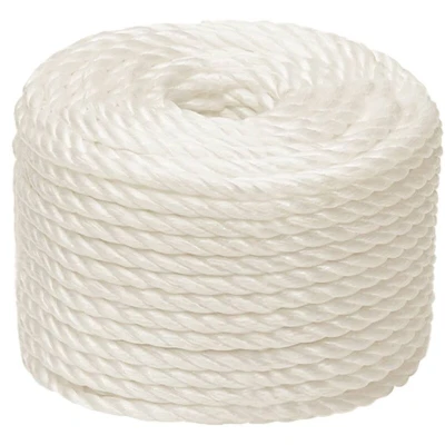 Image of vidaXL Work Rope White 24 mm 100 m Polypropylene