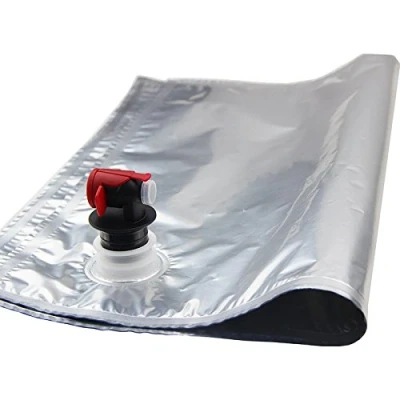 Image of BIB Bag in Box Wine Bags for Homebrew Storing Juice Water and More 5 Pack (5L)