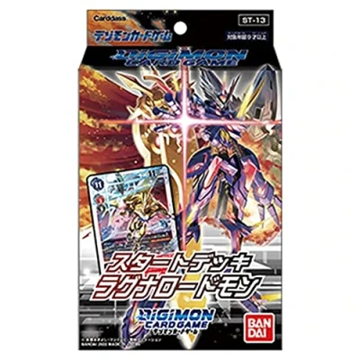 Image of Bandai Digimon Card Game: Starter Deck RagnaLoardmon (ST13) Trading Game Ages 6+ 2 Players 20 30 Minutes Playing Time