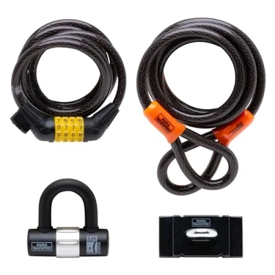 Image of Burg Wachter 2.1m BBQ Security Kit, Black