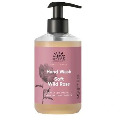 Image of Urtekram Hand Wash Moisturizing Wild Rose 300 ml, Vegan, Organic, Natural Origin