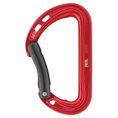 Image of Petzl, Spirit, Carabiner, Red, U, Unisex Adult