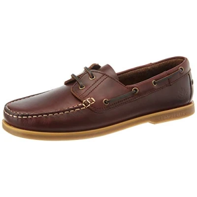 Image of lumberjack Men&#039;s Navigator Boat Shoes, Brown Brunello Tan M0199, 7 UK