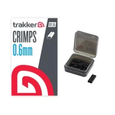 Image of Trakker Crimps 0.6mm (50 pieces) Carp hooklink material