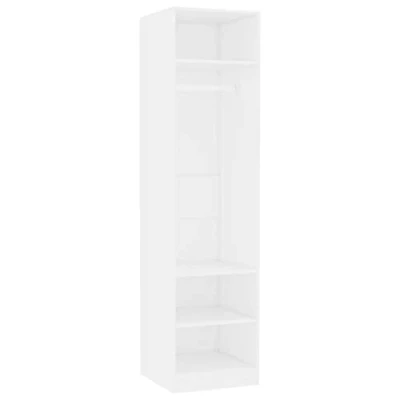 Image of vidaXL Wardrobe White 50 x 200 cm Wood Material