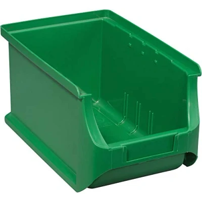 Image of Allit 456211 Size 3 Storage Bin, Green, 235 x 150 125 mm