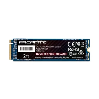 Image of ARCANITE 2TB NVMe M.2 2280 PCIe Gen 3x4 Internal SSD Solid State Drive