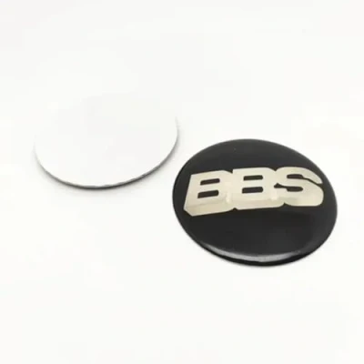 Image of SANSHAOS Car Center Hub Caps Sticker Wheel Centre Badge Logo Cap Trims for BBS 60MM 70MM, Set Of 4,60MM E