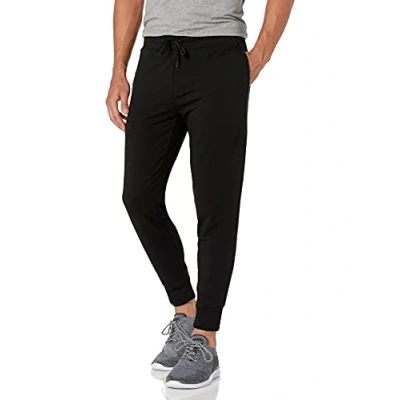 Image of Jockey Men&#039;s Active Basic Fleece Jogger Sweatpants Casual Pants, Black, Small