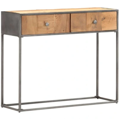 Image of vidaXL Console Table 90x30x75 cm Solid Reclaimed Wood