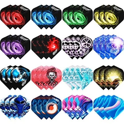 Image of CyeeLife Dart Flights 48pcs Standard 16 Designs Accessories kit Wings