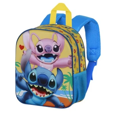 Image of Disney Lilo and Stitch Hello Elite 3D Backpack, Blue, 26 x 31 cm, Capacity 8 L