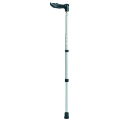 Image of NRS Healthcare Fischer Handle Walking Stick Adjustable Height Left Handed